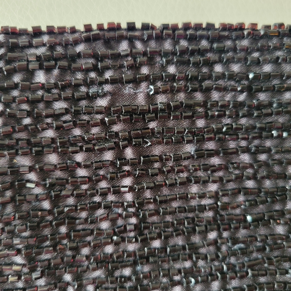 Beaded Black Clutch Small Bag ~ Contemporary & Vintage Vibe ~ Date Night ~ Fancy - Picture 16 of 16